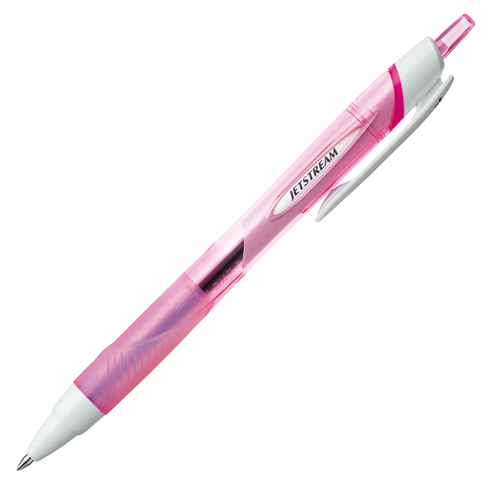 三菱鉛筆 油性ボールペン ジェットストリーム 0.7mm 軸色ピンク 黒 SXN15007.13: