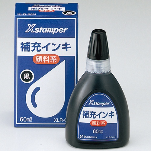 シヤチハタ 補充インキ Xスタンパー 60ml 黒 XLR-60N: