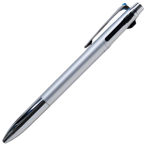 三菱鉛筆 油性ボールペン ジェットストリーム プライム 3色ボールペン 0.7mm シルバー SXE3300007.26: