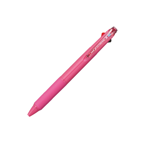 三菱鉛筆 3色 ジェットストリーム 0.5mm ローズピンク SXE340005.66: