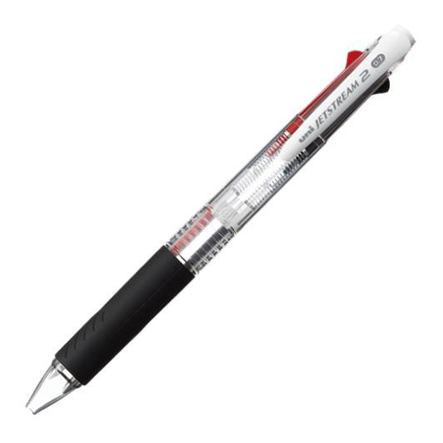 三菱鉛筆 2色 ジェットストリーム 0.7mm 透明 SXE230007.T: