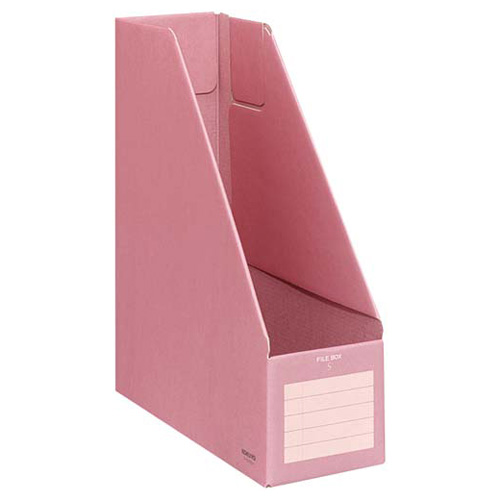 コクヨ ファイルボックス A4タテ ピンク 1冊 ﾌ-E450P: