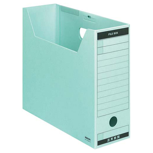 コクヨ ファイルボックス-FS ピースBタイプ 色厚板紙 A4横 ブルー 1冊 A4-LFB-B: