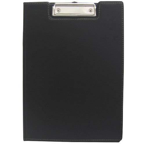 GRATES クリップボードハードタイプ 片面表紙付き A4 黒: