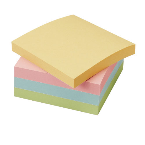 KILAT カラー付箋 75×75mm 1箱10個入: