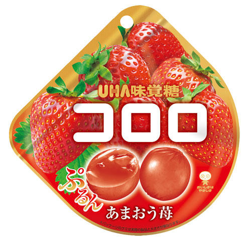 【賞味期限:24.08.31】UHA味覚糖 コロロ あまおう苺 40g: