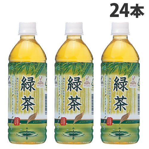【賞味期限:24.10.31】富永貿易 神戸居留地 緑茶 500ml×24本: