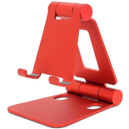 ARCHISS スマホ用 アルミスタンド mini DOUBLE SWING STAND BY ME レッド: