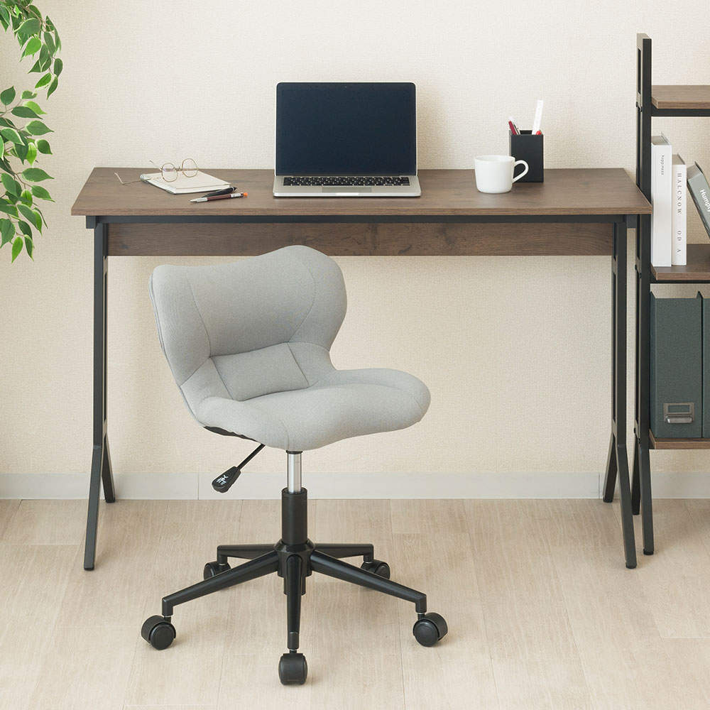 美姿勢を保つデスクチェア キャスター付 コンパクト 腰痛対策 SFC2-GY: