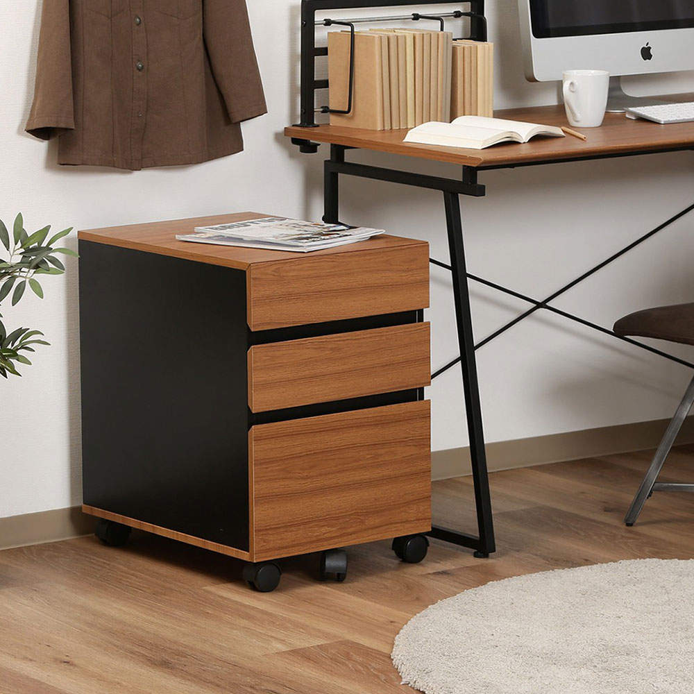 不二貿易 デスクキャビネット インキャビネット(キャスター付) SMART 94898: