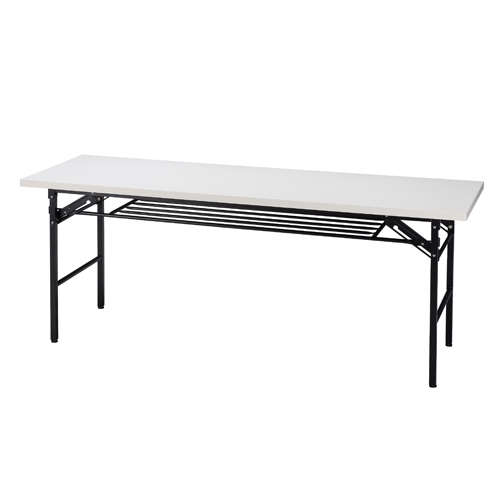 タック 折畳式会議用テーブル ワイド ホワイト KM1860TW (個人宅＋3300円):