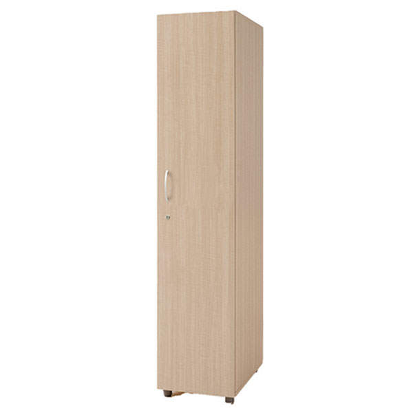 タック ロッカー 1人用 鍵付 W395×D570×H1860mm グレージュオーク RGFJLNS-GO(個人宅＋3300円):
