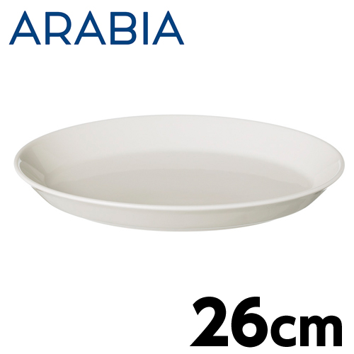 ARABIA アラビア Koko ココ オーバルプレート 26cm ホワイト: