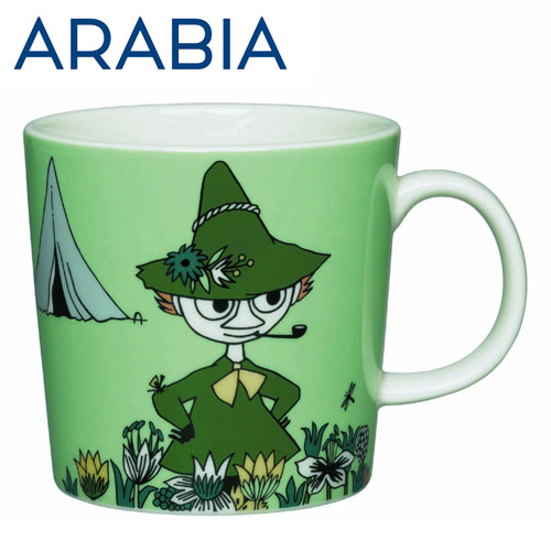 ARABIA アラビア Moomin ムーミン マグ スナフキン グリーン 300ml Snufkin Green マグカップ: