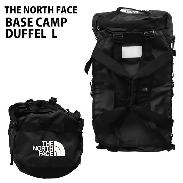 THE NORTH FACE バックパック BASE CAMP DUFFEL L ベースキャンプ ダッフル 95L ブラック ボストンバッグ ダッフルバッグ:
