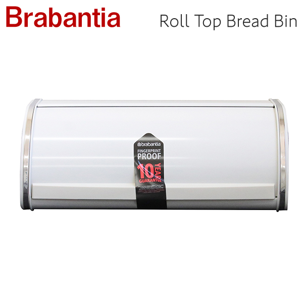 よろずやマルシェ本店 Brabantia ブラバンシア ロールトップ ブレッドビン ホワイト Roll Top Bread Bin