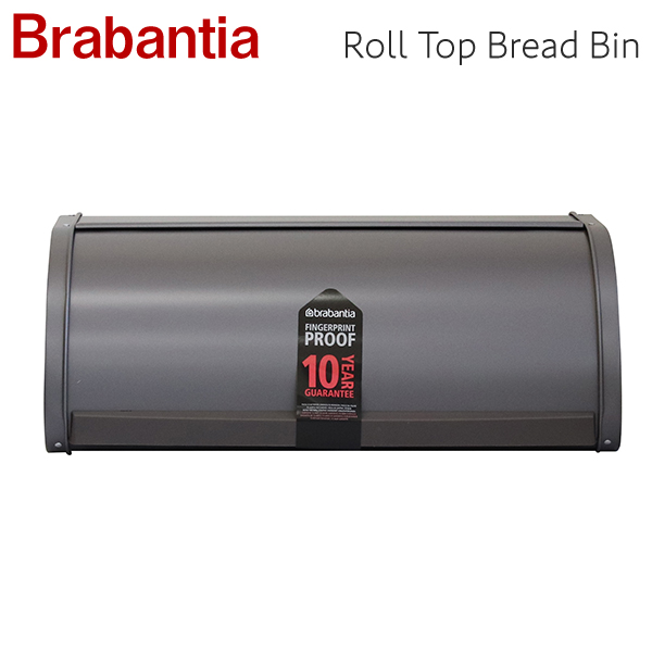 よろずやマルシェ本店 Brabantia ブラバンシア ロールトップ ブレッドビン プラチナ Roll Top Bread Bin