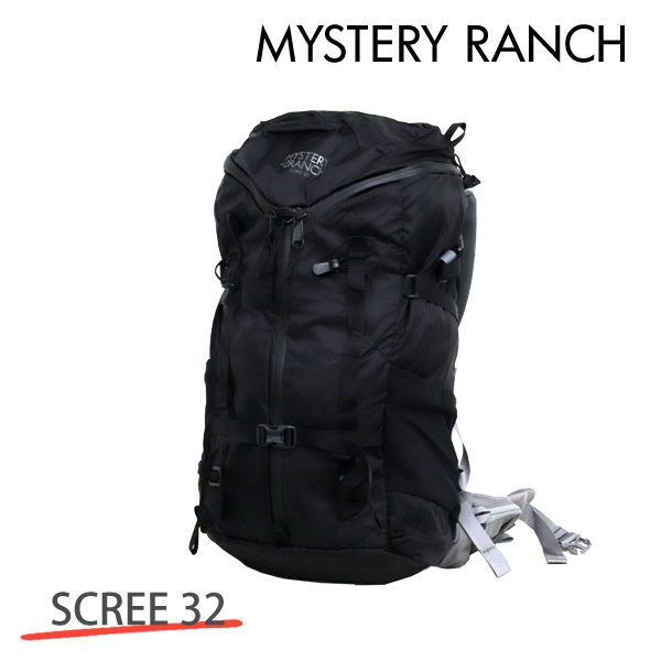 MYSTERY RANCH ミステリーランチ SCREE 32 MEN'S スクリー メンズ S/M 32L BLACK ブラック バックパック デイパック: