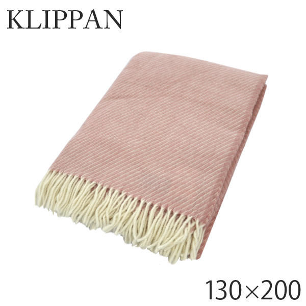 KLIPPAN クリッパン プレミアムウール スロー クラシックウール ピンク Classic wooll Pink 130×200: