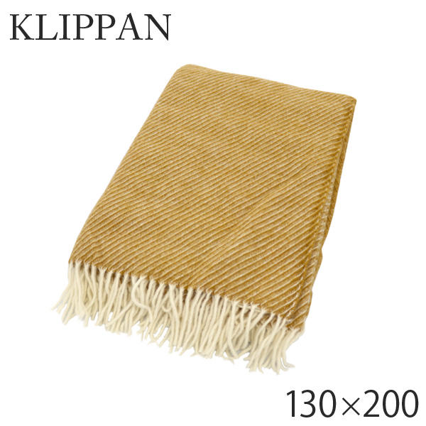 KLIPPAN クリッパン プレミアムウール スロー クラシックウール キャラメル Classic wooll Caramel 130×200: