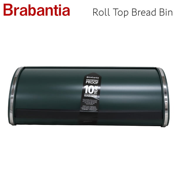 よろずやマルシェ本店 Brabantia ブラバンシア ロールトップ ブレッドビン パイングリーン Roll Top Bread Bin Pine Green 304767 日用品