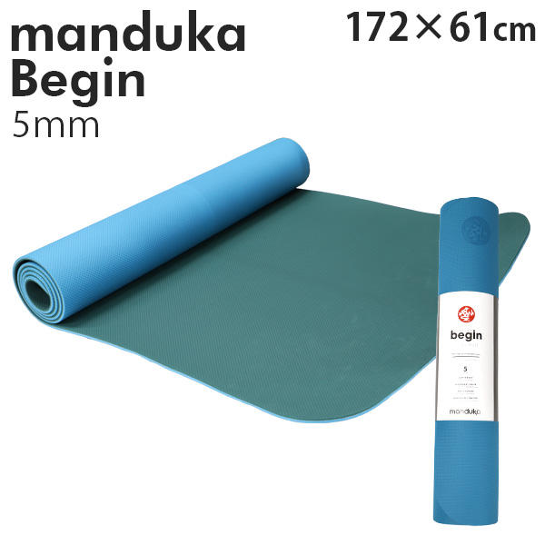 Manduka マンドゥカ Begin Yogamat ビギン ヨガマット Bondi blue ボンダイブルー 5mm: