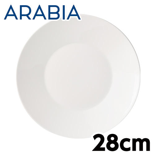 ARABIA アラビア Koko ココ プレート 28cm ホワイト: