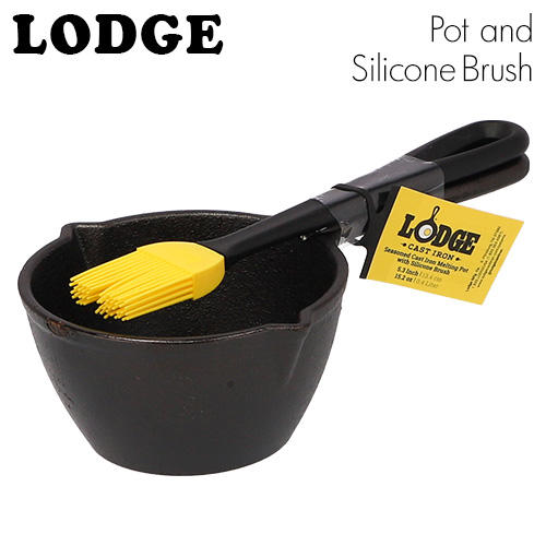 LODGE ロッジ ロジック ポット＆シリコンブラシ Melting Pot＆Silicone Brush LMPB21: