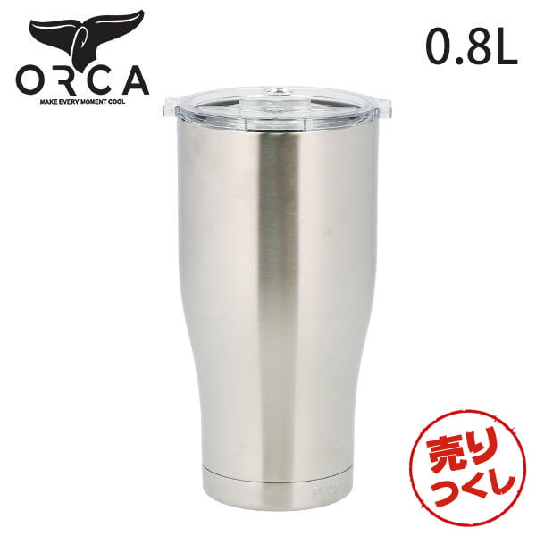 【売りつくし】ORCA オルカ ステンレスボトル Chaser チェイサー 0.8L Stainless ステンレス: