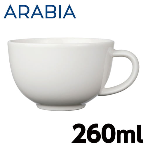 ARABIA アラビア 24h KUPPI コーヒー/ティーカップ ホワイト 260ml:
