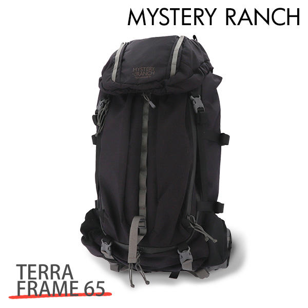 MYSTERY RANCH ミステリーランチ バックパック TERRAFRAME 65 テラフレーム M 65L BLACK ブラック: