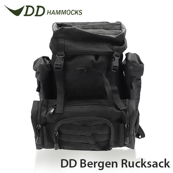 DD Hammocks DDハンモック リュックサック DD Bergen Rucksack DDベルゲンリュックサック 55L Black ブラック: