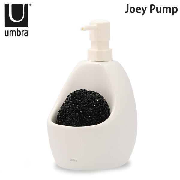 アンブラ Umbra ソープディスペンサー ジョーイ スポンジ付き 330750 Joey Pump/Scrubby ホワイト: