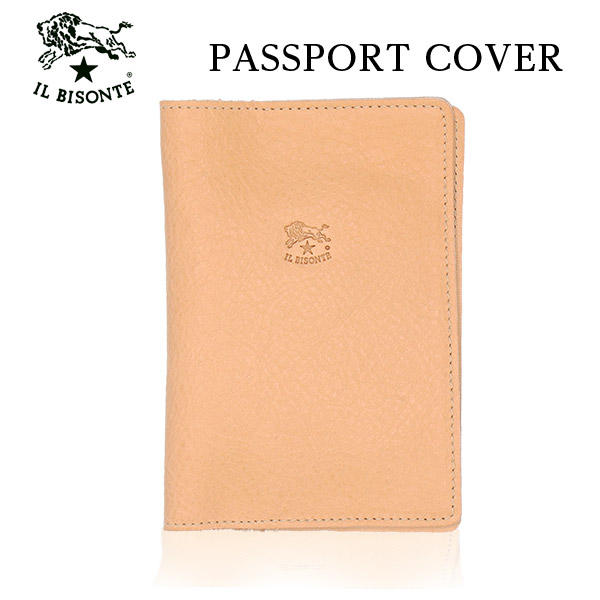 IL BISONTE イルビゾンテ CASE パスポートケース NATURAL ナチュラル NA106 SCA005 パスポートカバー PV0004:
