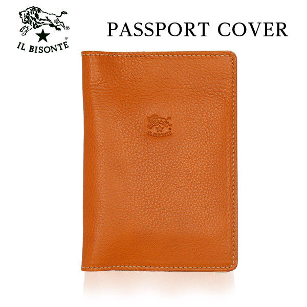 IL BISONTE イルビゾンテ CASE パスポートケース CARAMEL キャラメル CA101 SCA005 パスポートカバー PV0004: