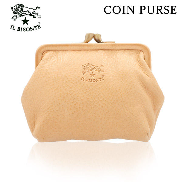 IL BISONTE イルビゾンテ COIN PURSE コインパース NATURAL ナチュラル NA125 SCP005 コインケース PV0005: