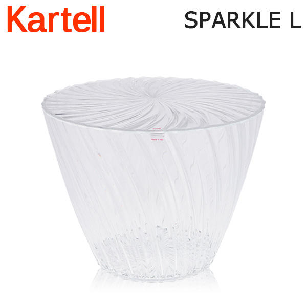 Kartell カルテル テーブル スパークルL SPARKLE 8805 クリスタル CLEAR: