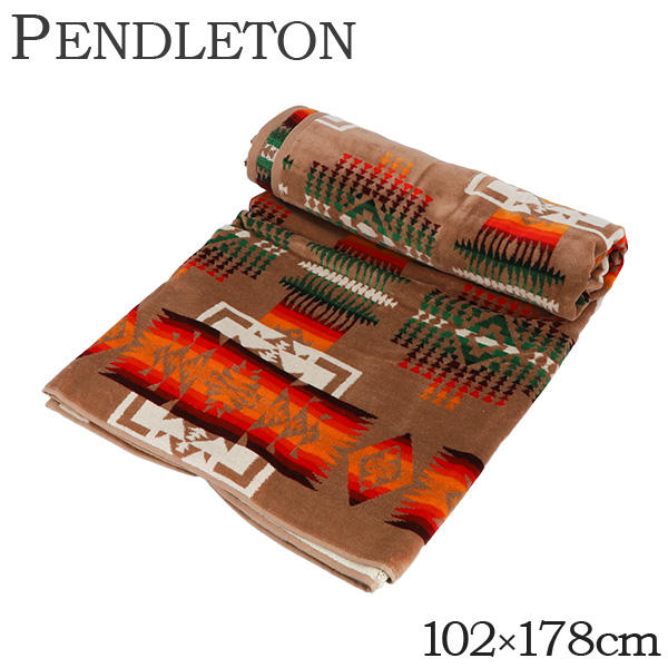 【送料弊社負担】PENDLETON ペンドルトン Oversized Jacquard Spa Towel オーバーサイズジャガードスパタオル XB233-51114 チーフジョセフカーキ【他商品と同時購入不可】: