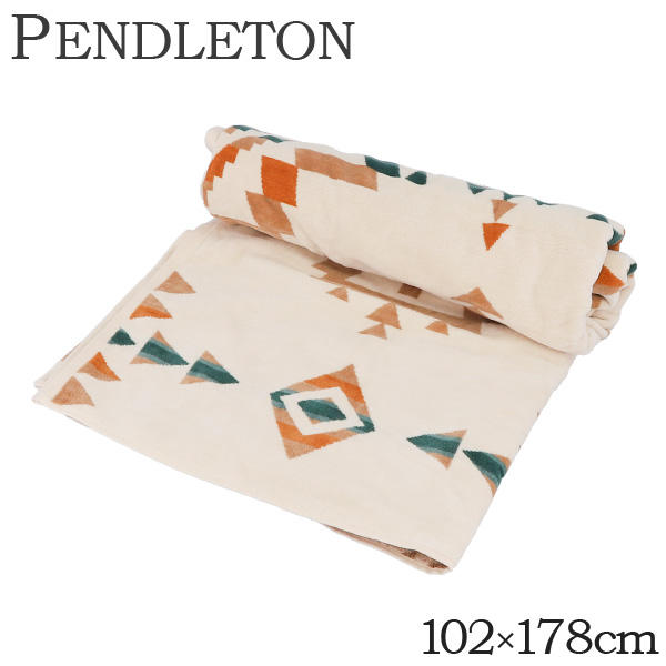 【送料弊社負担】PENDLETON ペンドルトン Oversized Jacquard Spa Towel オーバーサイズジャガードスパタオル XB233-53942 ロックポイントアイボリー【他商品と同時購入不可】: