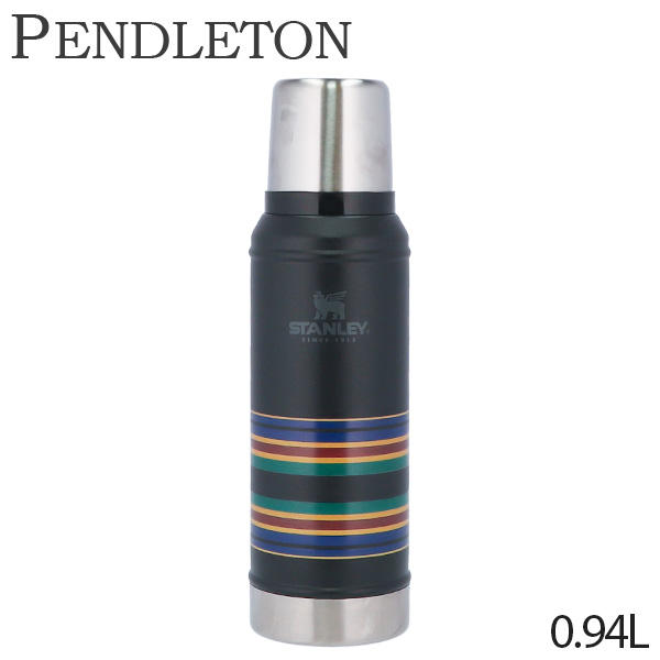 PENDLETON ペンドルトン Adventure Stainless Steel Bottle スタンレー クラシック 真空ボトル XW844-53956 マットブラック 0.94L: