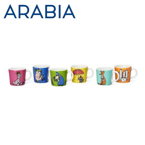 ARABIA アラビア Moomin ムーミン ミニマグ オーナメント クラシック3 6個セット classics3: