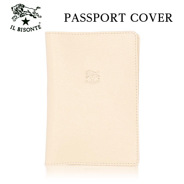 IL BISONTE イルビゾンテ CASE パスポートケース MILK ミルク WH176 SCA005 パスポートカバー PV0001:
