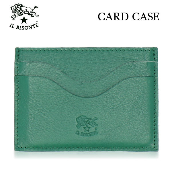 IL BISONTE イルビゾンテ CARD CASE カードケース EMERALD エメラルド GR339 SCC050 PV0001: