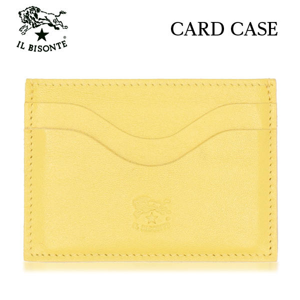 IL BISONTE イルビゾンテ CARD CASE カードケース LEMON レモン YE150 SCC050 PV0001: