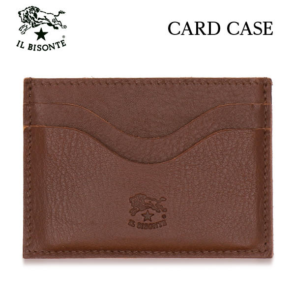 IL BISONTE イルビゾンテ CARD CASE カードケース BROWN ブラウン BW129 SCC050 PVX005: