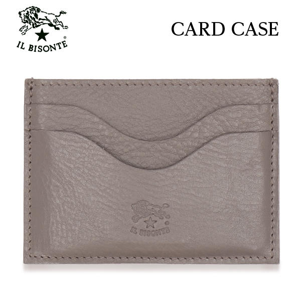 IL BISONTE イルビゾンテ CARD CASE カードケース LIGHT GREY ライトグレー GY103 SCC050 PVX005: