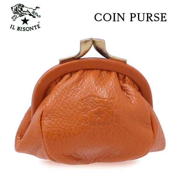 IL BISONTE イルビゾンテ COIN PURSE コインパース CARAMEL キャラメル CA106 SCP016 コインケース PV0005: