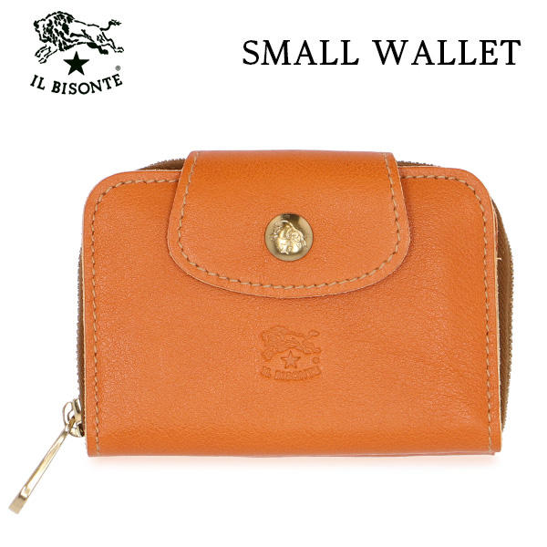 IL BISONTE イルビゾンテ SMALL WALLET 財布 キーケース CARAMEL キャラメル CA101 SSW013 スモールウォレット PV0005: