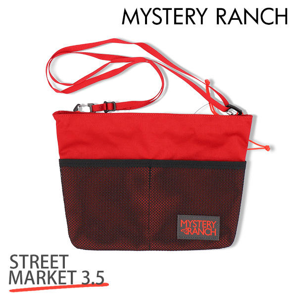 MYSTERY RANCH ミステリーランチ ショルダーバッグ STREET MARKET 3.5 ストリートマーケット 3.5L GARNET ガーネット:
