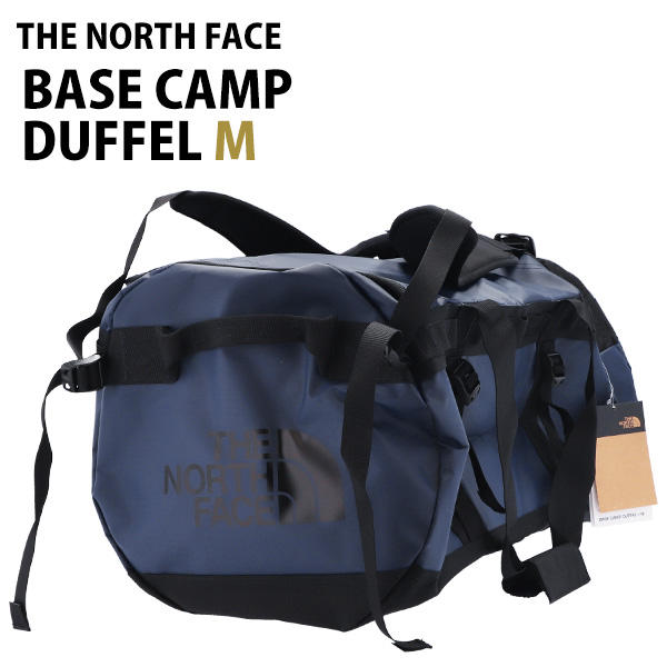 THE NORTH FACE ノースフェイス バックパック BASE CAMP DUFFEL M ベースキャンプ ダッフル 71L ネイビー×ブラック: